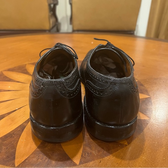 Allen Edmonds Sanford Cap Toe Black Leather Oxfords 11.5 Dress Shoes - Picture 10 of 16